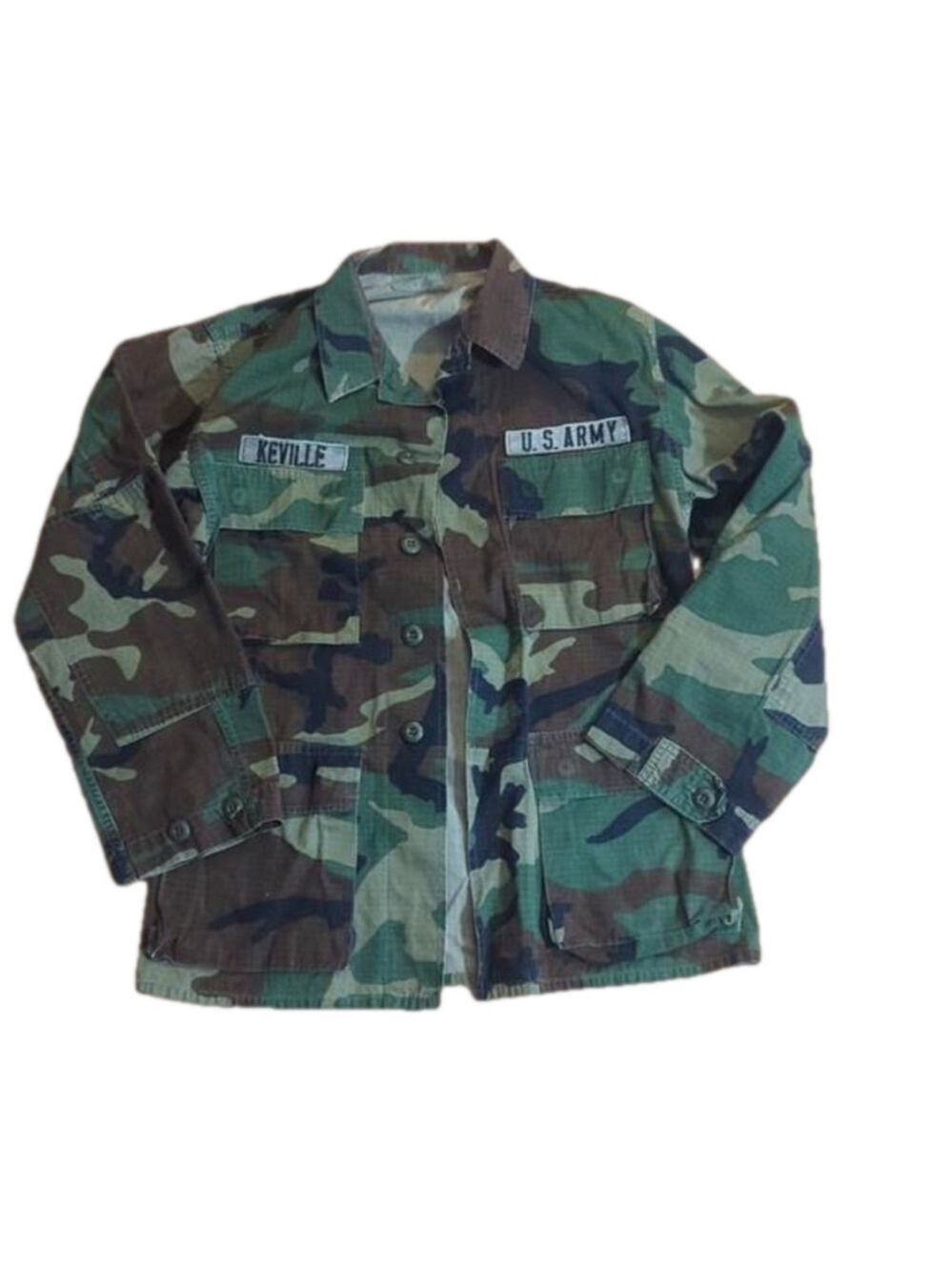 US Army Woodland Camo Coat Extra Small